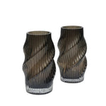 Load image into Gallery viewer, Black Glass Vase
