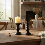 Load image into Gallery viewer, Black Candle Holder