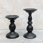 Load image into Gallery viewer, Black Candle Holder