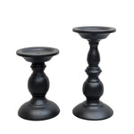 Load image into Gallery viewer, Black Candle Holder