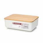 Load image into Gallery viewer, Plastic Storage Box with Bamboo Lid