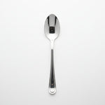 Load image into Gallery viewer, Silver with Gold Line Cutlery Set