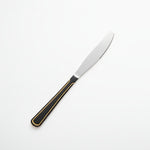 Load image into Gallery viewer, Silver with Gold Line Cutlery Set
