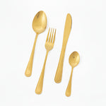 Load image into Gallery viewer, Gold Design Border Cutlery Set