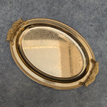 Load image into Gallery viewer, Oval Gold Metal Tray