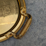 Load image into Gallery viewer, Gold Oval Tray