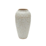 Load image into Gallery viewer, White Ceramic Vase with Foam Texture
