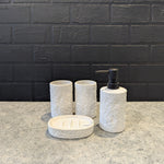 Load image into Gallery viewer, White Bathroom Ceramic Set