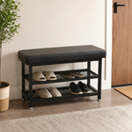 Load image into Gallery viewer, Rectangular Cushioned Stool