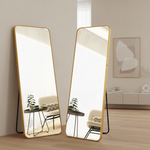 Load image into Gallery viewer, Rectangle Gold Full-Length Mirror