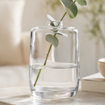 Load image into Gallery viewer, Clear Square Glass Vase