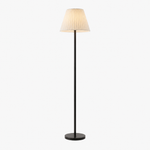 Load image into Gallery viewer, Brass Pleated Shade Floor Lamp