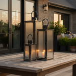 Load image into Gallery viewer, Black Lantern Decorative Lamp