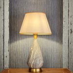 Load image into Gallery viewer, Grey Ceramic Lamp