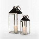 Load image into Gallery viewer, Silver Metal Lantern - 306