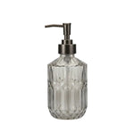 Load image into Gallery viewer, Black Glass Soap Dispenser