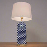 Load image into Gallery viewer, Blue & White Ceramic Table Lamp