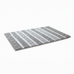 Load image into Gallery viewer, Beige & White Bathroom Carpet 45cm x75cm
