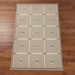 Load image into Gallery viewer, Grey Gold Geometric Rug