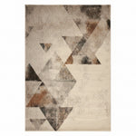 Load image into Gallery viewer, Beige Brown Geometric Rug