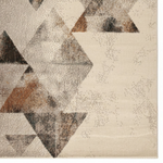 Load image into Gallery viewer, Beige Brown Geometric Rug
