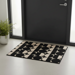 Load image into Gallery viewer, Black Oval Door Mat