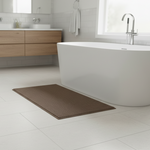 Load image into Gallery viewer, Brown Plain Bathroom Runner