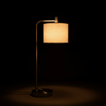 Load image into Gallery viewer, White Offset Arm Table Lamp