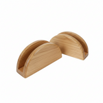 Load image into Gallery viewer, Half Circle Wooden Tissue Holder