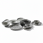Load image into Gallery viewer, Black & White Dinnerware Set