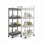 Load image into Gallery viewer, 4-Layer Trolley Rack With Handles