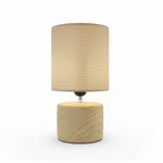 Load image into Gallery viewer, Beige Woodgrain Table Lamp