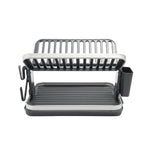 Load image into Gallery viewer, Black Two-Tier Dish Drainer