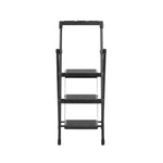 Load image into Gallery viewer, 3 Step Folding Ladder Black