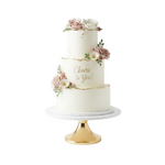 Load image into Gallery viewer, White Gold Cake Stand