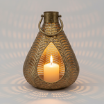 Load image into Gallery viewer, Antique Bronze Teardrop Lantern