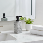 Load image into Gallery viewer, Square Grey Soap Dispenser