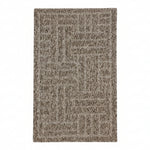 Load image into Gallery viewer, Taupe Geometric Door Mat