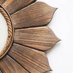 Load image into Gallery viewer, Wooden Sunflower Mirror
