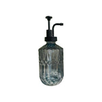 Load image into Gallery viewer, Black Glass Soap Dispenser