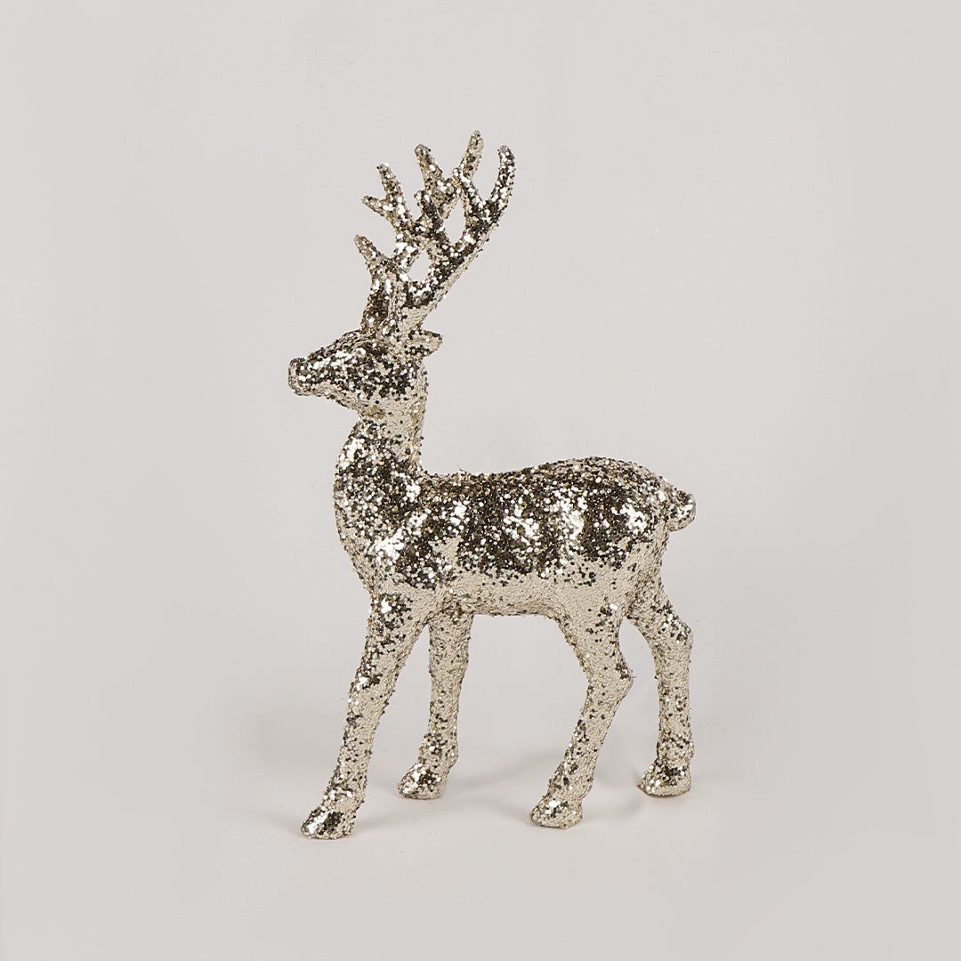 Gold reindeer 21cm
