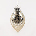 Load image into Gallery viewer, 11cm gold bauble 3pc pack BA072
