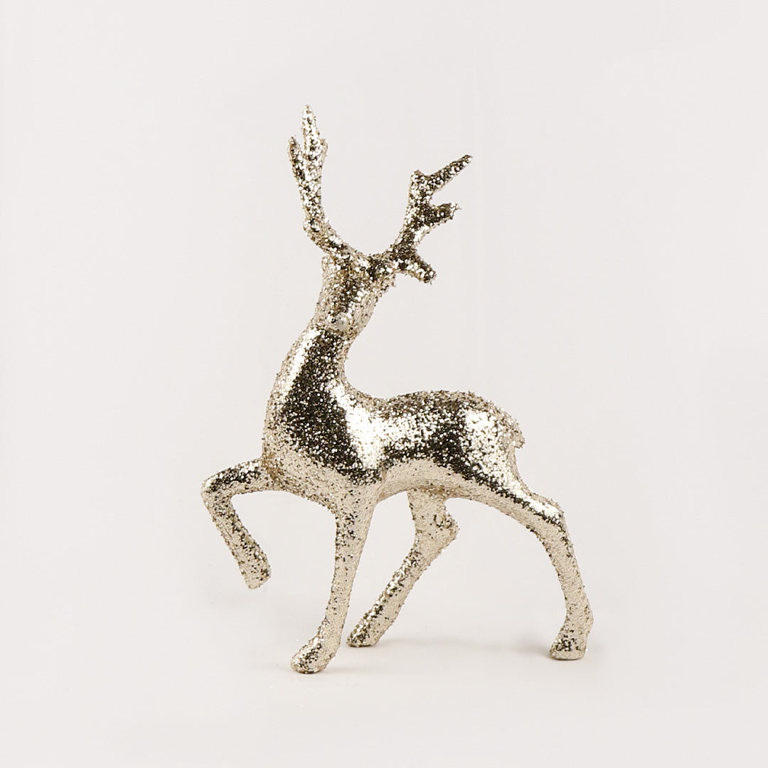 Gold reindeer 32cm