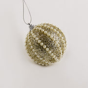 Ivory Swirl Bauble Collection
