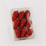 Load image into Gallery viewer, 9cm pinecone pack red BA085
