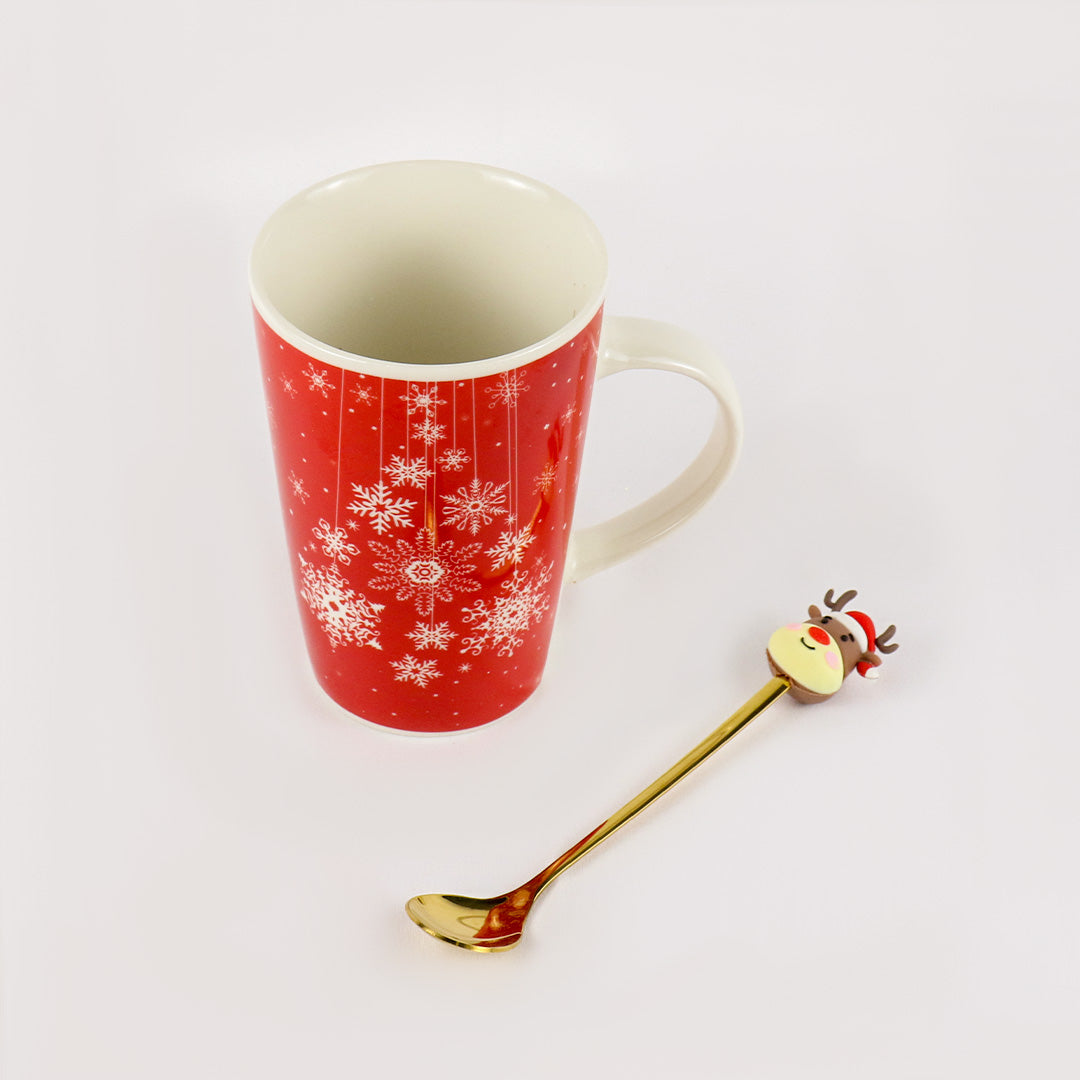 Ceramic Mug with Spoon - CER009