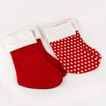 Load image into Gallery viewer, Red &amp; white stocking TAB025
