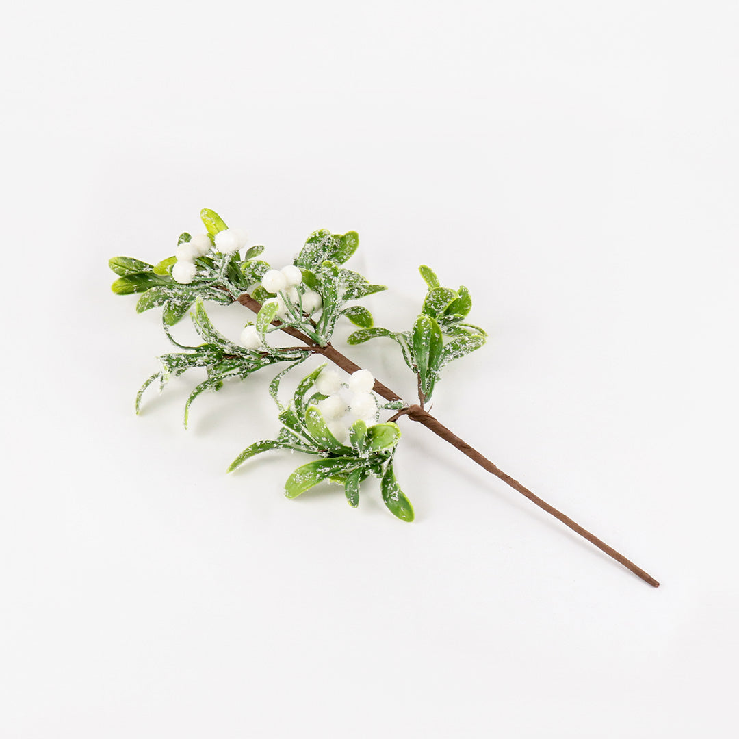 White Berry sprig 42cm