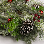 Load image into Gallery viewer, Green &amp; Red Wreath 50cm
