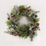 Load image into Gallery viewer, Green &amp; Red Wreath 50cm
